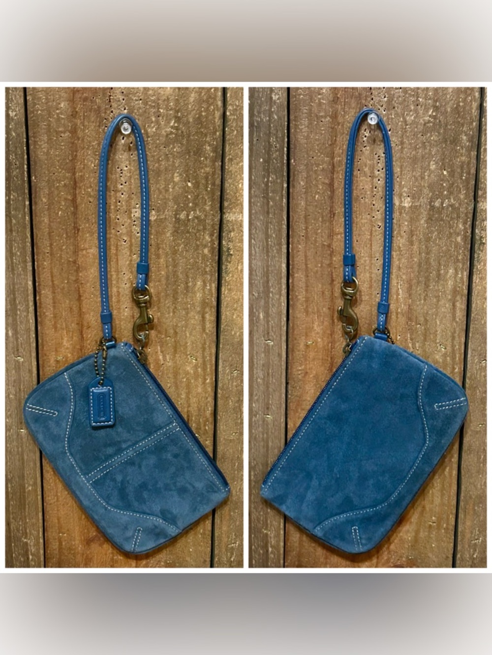 Coach. 5 Piece. Ellis Shoulder Bag with Free Wristlet, Glasses, Scarf & Dust Bag - Picture 13 of 16